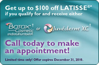 Get up to $100 off on LATISSE