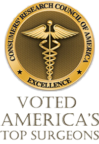 Voted America's Top Surgeons by Consumer's Research Council of America