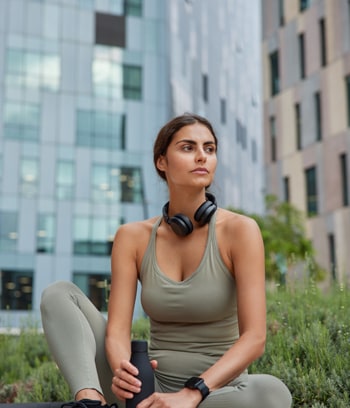 Woman relaxing