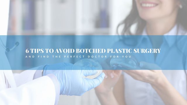 A woman at consultation with a plastic surgeon